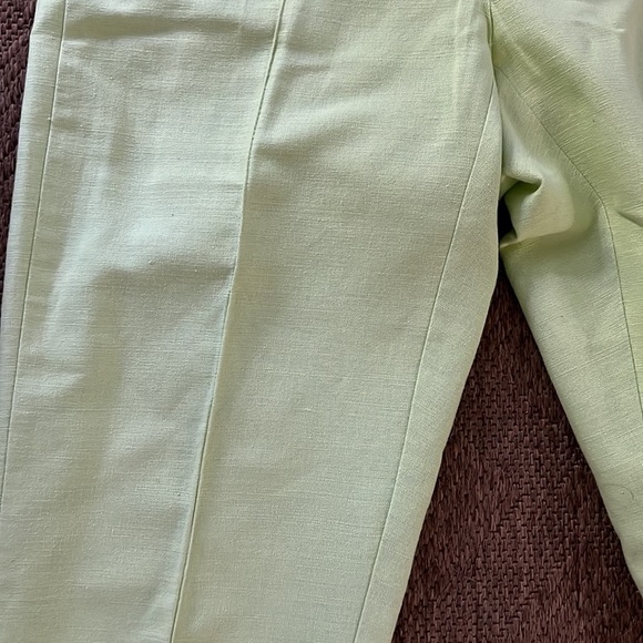 Lizsport Liz Claiborne Michaela Linen Blend Capris Pants Size 6 - Picture 2 of 8